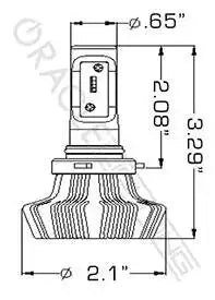 2007-2013 Toyota Tundra H10 - ORACLE 4,000+ Lumen LED Light Bulb Conversion Kit (Fog Light) - Image 5