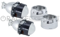 2.5" Bi-Xenon 70mm H1 6.1 Retrofit Projectors (Pair) w/Bezels