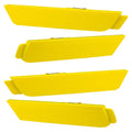 2010-2015 Chevrolet Camaro Concept SMD Sidemarker Set with lemon peel yellow paint and ghost lenses.