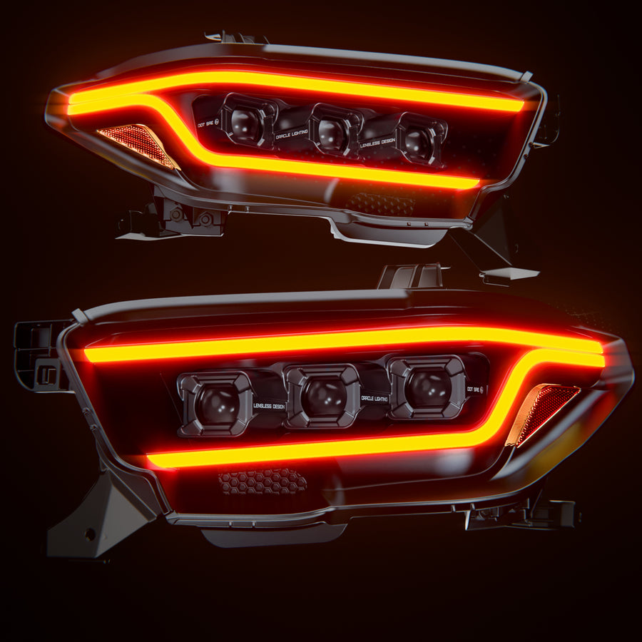 Lensless LED Headlights for 2016-2023 Gen 3 Toyota Tacoma - PRE-ORDER