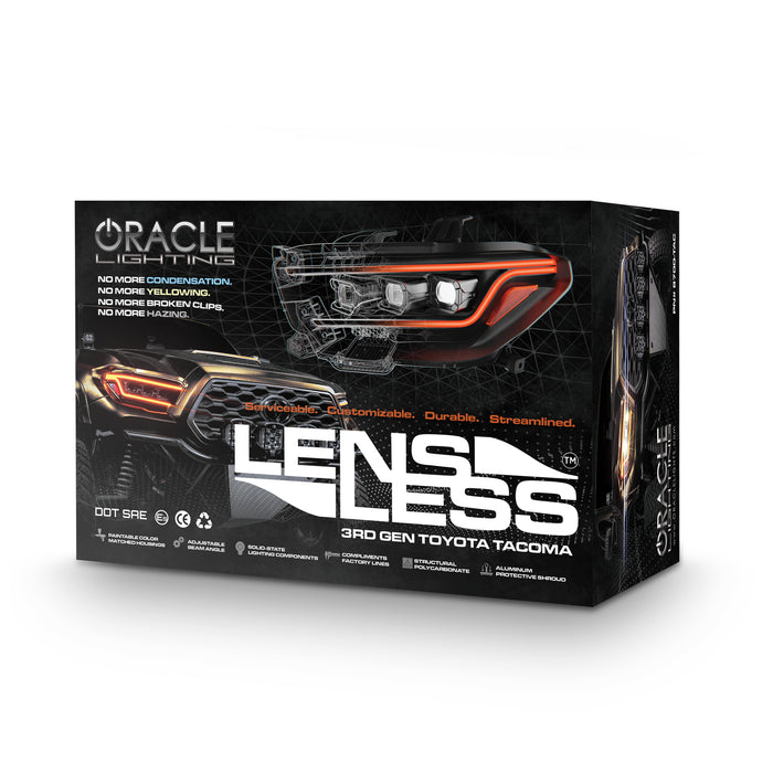 Oracle Lighting Lens Less 3rd Gen Toyota Tacoma packaging on a white background