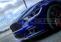 Blue mustang with white LED accent DRL