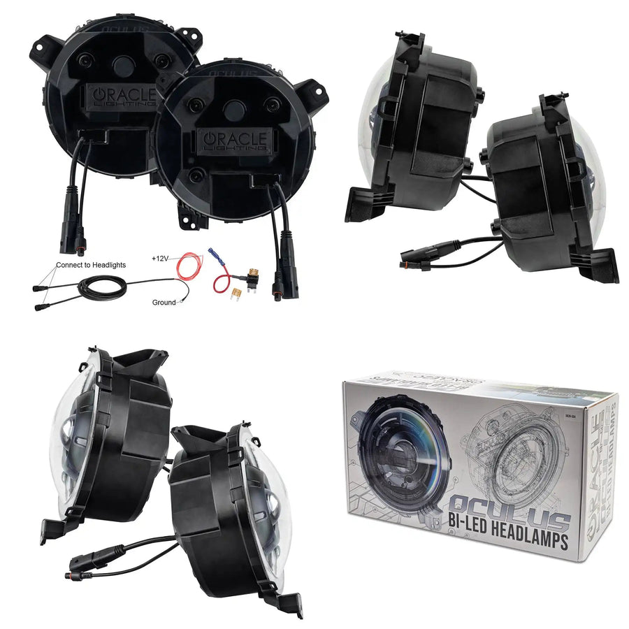Oculus™ Bi-LED Projector Headlights for Jeep Wrangler JL/ Gladiator JT