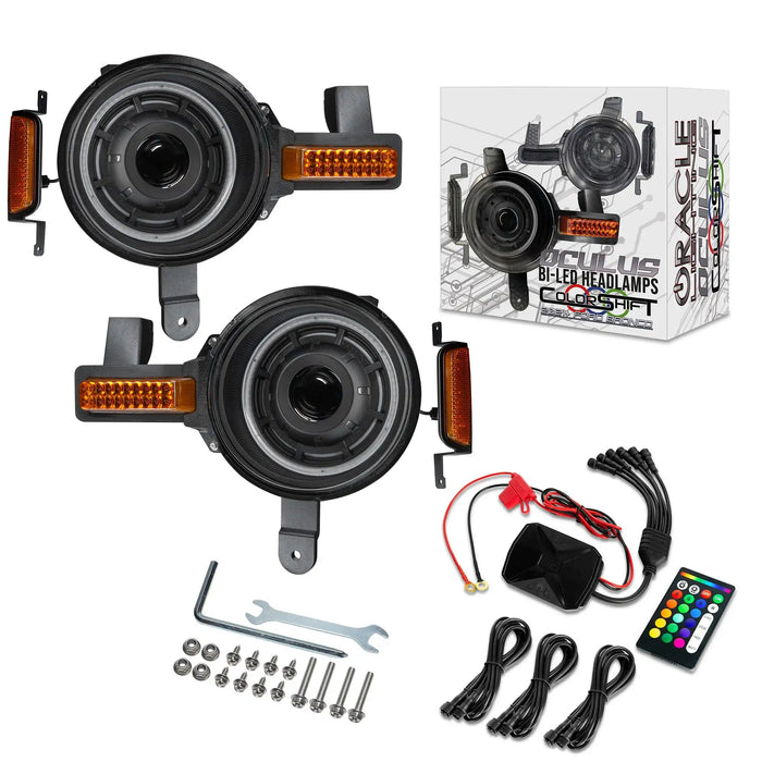 ORACLE Lighting Oculus™ ColorSHIFT® Bi-LED Projector Headlights for 2021+ Ford Bronco