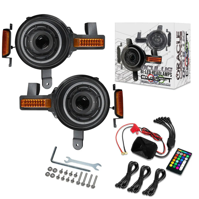 ORACLE Lighting Oculus™ ColorSHIFT® Bi-LED Projector Headlights for 2021+ Ford Bronco