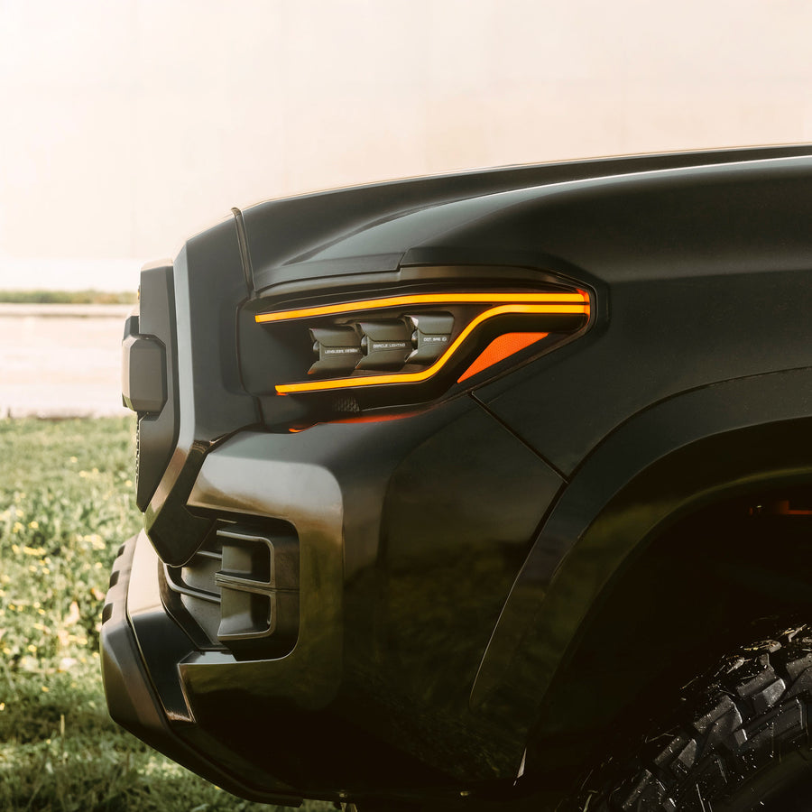 Lensless LED Headlights for 2016-2023 Gen 3 Toyota Tacoma - PRE-ORDER