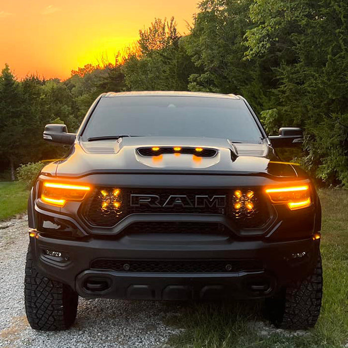 ORACLE Lighting EXO 7" Multifunction 60W Round LED Spotlight – Post Mount