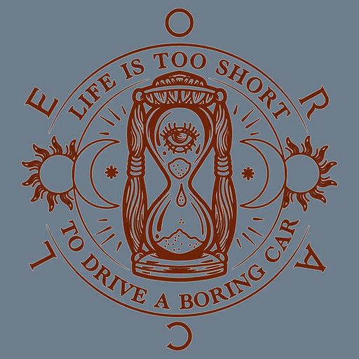 ORACLE Lighting "life is too short to drive a boring car" logo