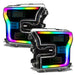 Ford F-150 headlights with rainbow DRLs