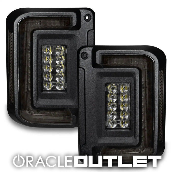ORACLE Lighting "Black Series" Flush Mount LED Tail Lights for Jeep Wrangler JK | ORACLE Outlet | GRADE B