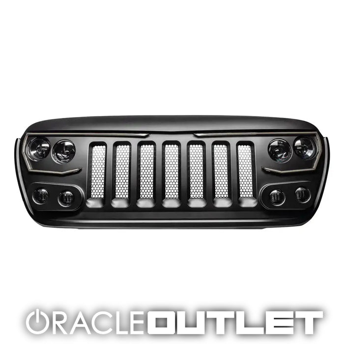 ORACLE Vector Series LED Grill Jeep Wrangler JL/Gladiator JT Flat Black | ORACLE Outlet | GRADE C