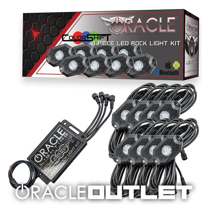 ORACLE Bluetooth ColorSHIFT Underbody Rock Light Kit - 8 PCS | ORACLE Outlet | GRADE A