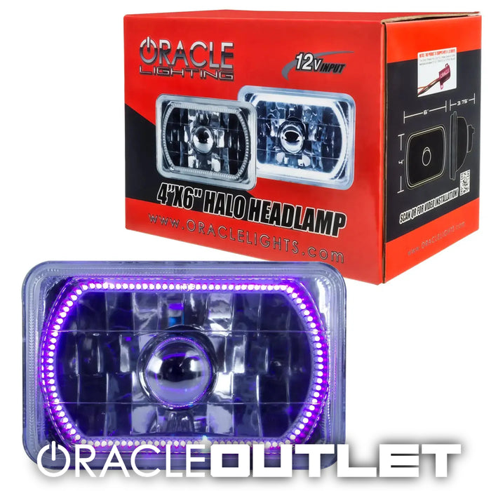 Pre-Installed Lights4x6" Sealed Beam UV/Purple | ORACLE Outlet | GRADE A