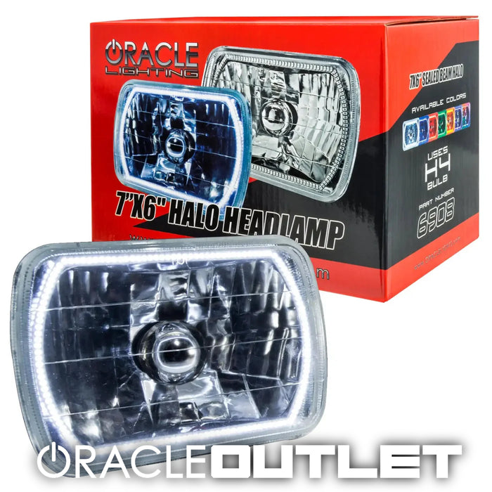 Pre-Installed Lights7x6" Sealed Beam White | ORACLE Outlet | GRADE B