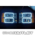 2007-2013 GMC Sierra Headlight Set - White LED Halos, ORACLE Outlet Grade B