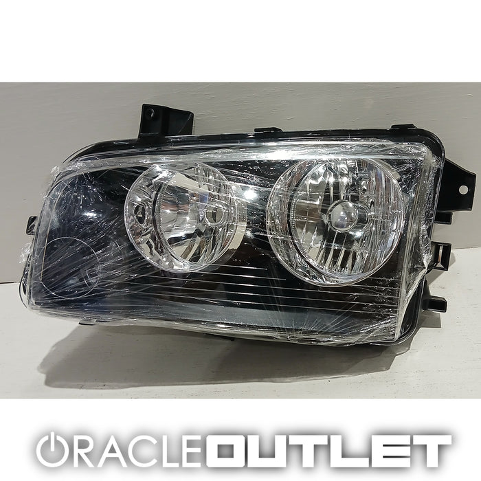 05-10 Dodge Charger Headlight Left (BLACK HOUSING) | ORACLE Outlet | GRADE B