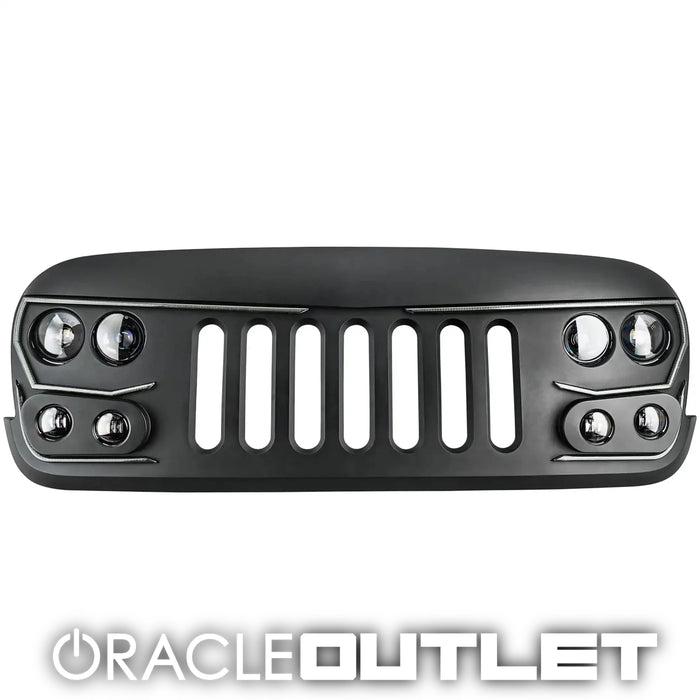 ORACLE Vector Series LED Grill Jeep Wrangler JK 3.0 | ORACLE Outlet | GRADE C
