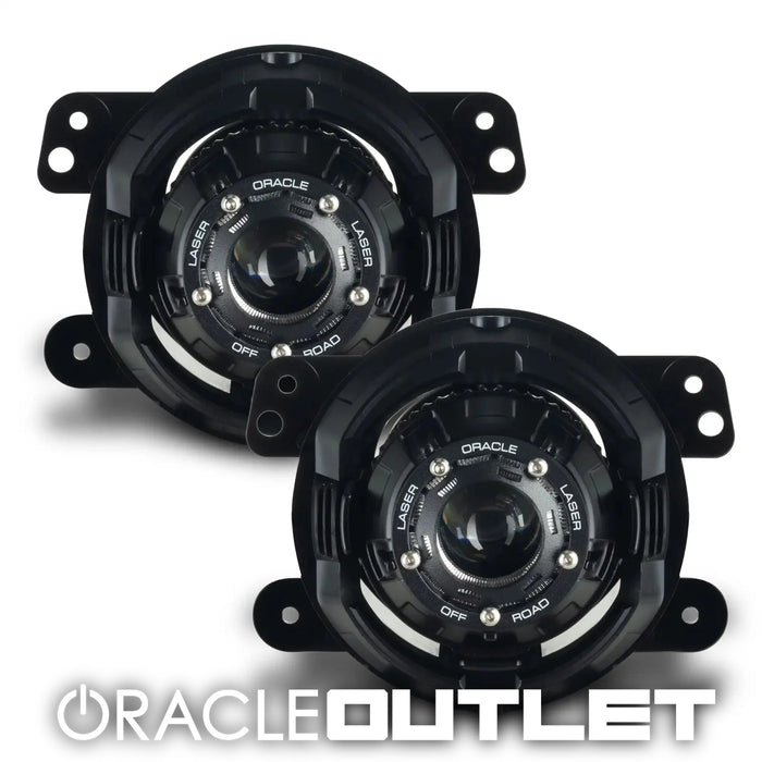ORACLE Lighting Jeep Wrangler JK/JL & Gladiator JT 15W Off-Road LASER Fog Lights | ORACLE Outlet | GRADE B