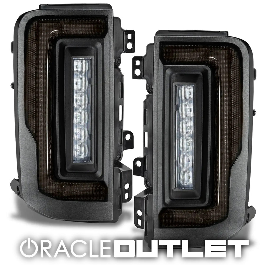 "Black Series" Flush Style (Lensless) LED Tail Lights for 2021+ Ford Bronco (w/ Signature Lights) | ORACLE Outlet | GRADE C