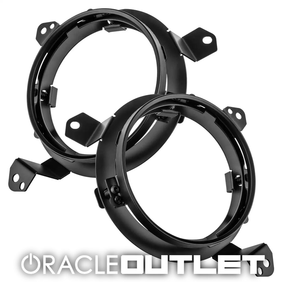 2018-2022 Jeep Wrangler JL Adjustable 7" Headlight Brackets | ORACLE Outlet | GRADE A