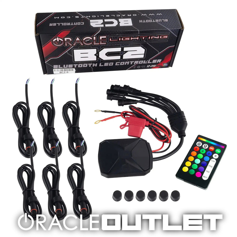 BC2 Bluetooth ColorSHIFT RGB LED Controller - 6 Output | ORACLE Outlet | GRADE C