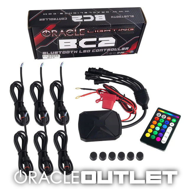 BC2 Bluetooth ColorSHIFT RGB LED Controller - 6 Output | ORACLE Outlet | GRADE C