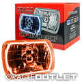 Pre-Installed 7x6" H6054 Sealed Beam Headlights - Amber 6908-005 | ORACLE Outlet | GRADE A