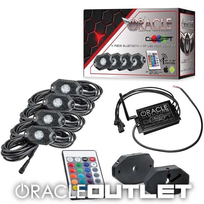 ORACLE Bluetooth ColorSHIFT Underbody Rock Light RF Kit - 4 | ORACLE Outlet | GRADE A