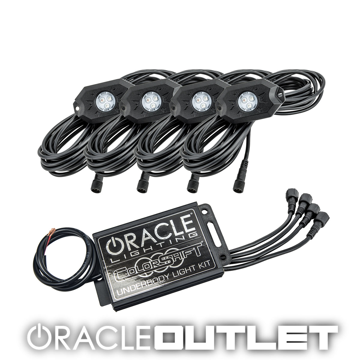 ORACLE Bluetooth ColorSHIFT Underbody Rock Light Kit - 4 PCS — Outlet ...