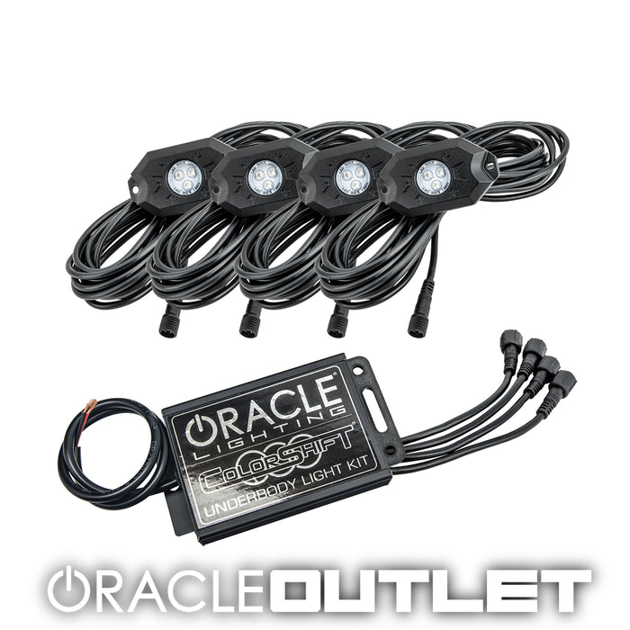 ORACLE Bluetooth ColorSHIFT Underbody Rock Light Kit - 4 PCS | ORACLE Outlet | GRADE A