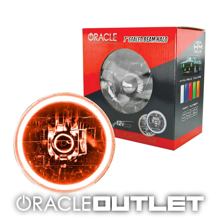 Pre-Installed Lights 7" Sealed Beam Amber | ORACLE Outlet | GRADE A
