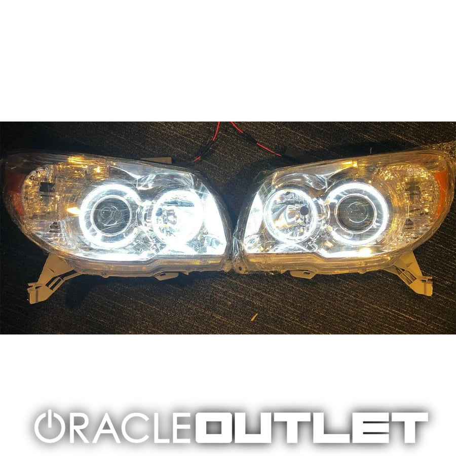 2006-2009 Toyota 4-Runner Headlights Non-HID - CCFl Halos - White | ORACLE Outlet | GRADE A