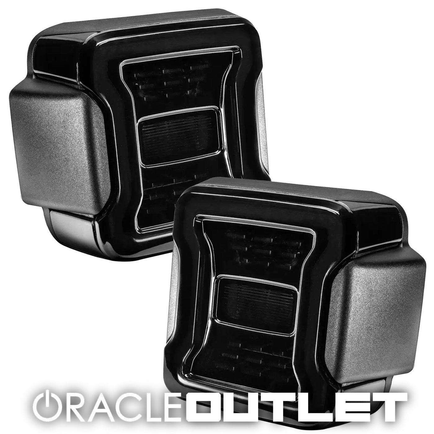 ORACLE Jeep Wrangler JL Black Series LED Tail Lights — Outlet
