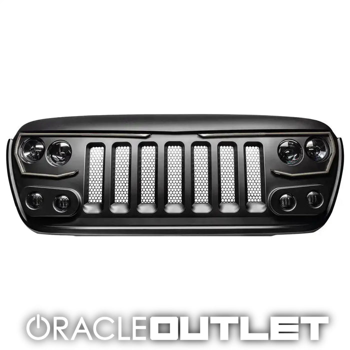 ORACLE Vector Series LED Grill Jeep Wrangler JL/Gladiator JT Flat Black | ORACLE Outlet | GRADE C