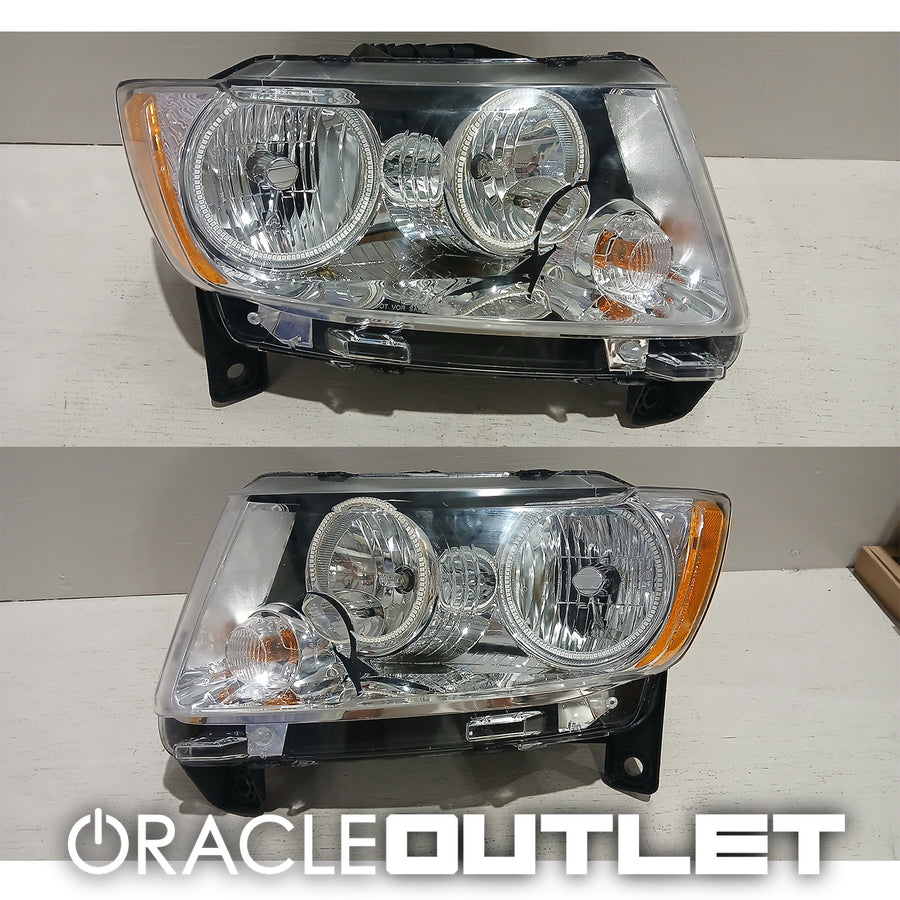 2011-2013 Jeep Grand Cherokee SMD HL (Non-HID)-Chrome | ORACLE Outlet | GRADE B