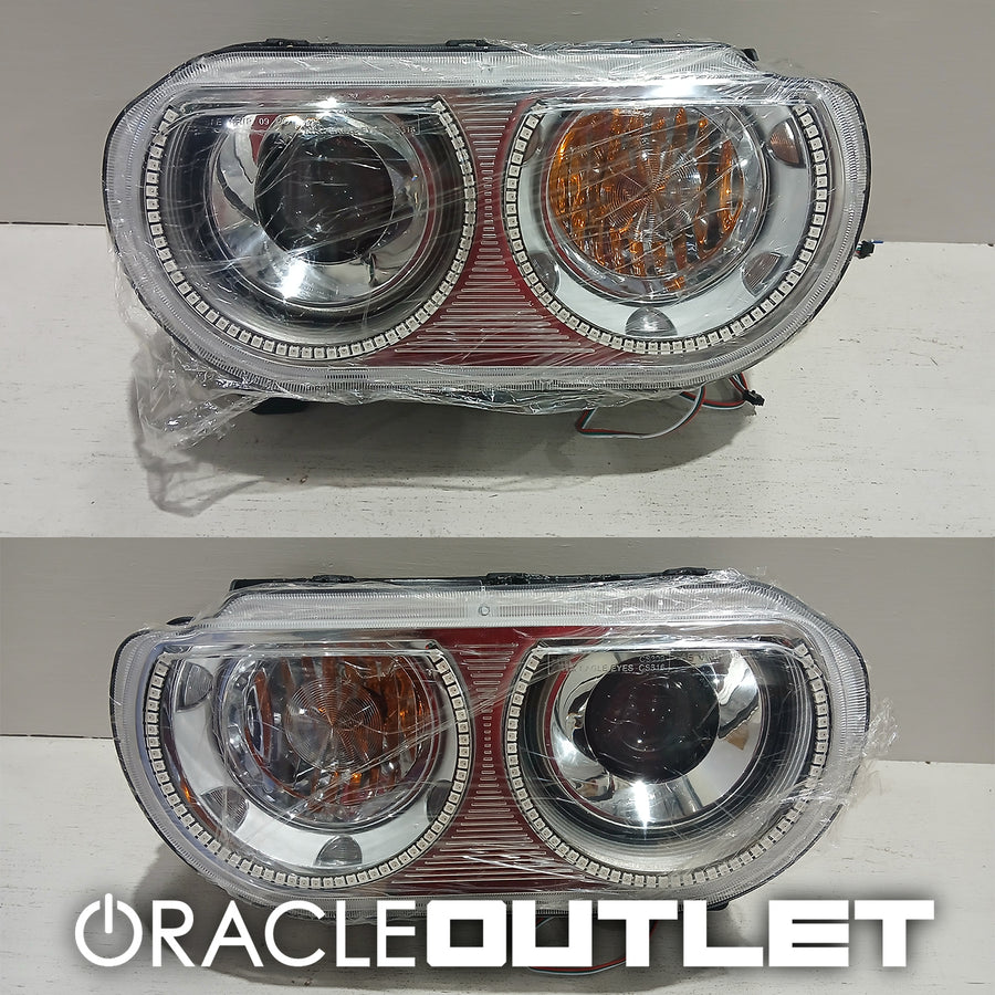2008-2014 Dodge Challenger SMD HL (HID Style), ORACLE Outlet Grade C