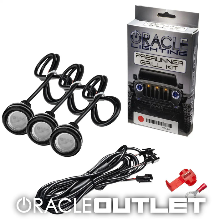 ORACLE Pre-Runner Style LED Grill Kit for Jeep Wrangler JL | ORACLE Outlet | GRADE B