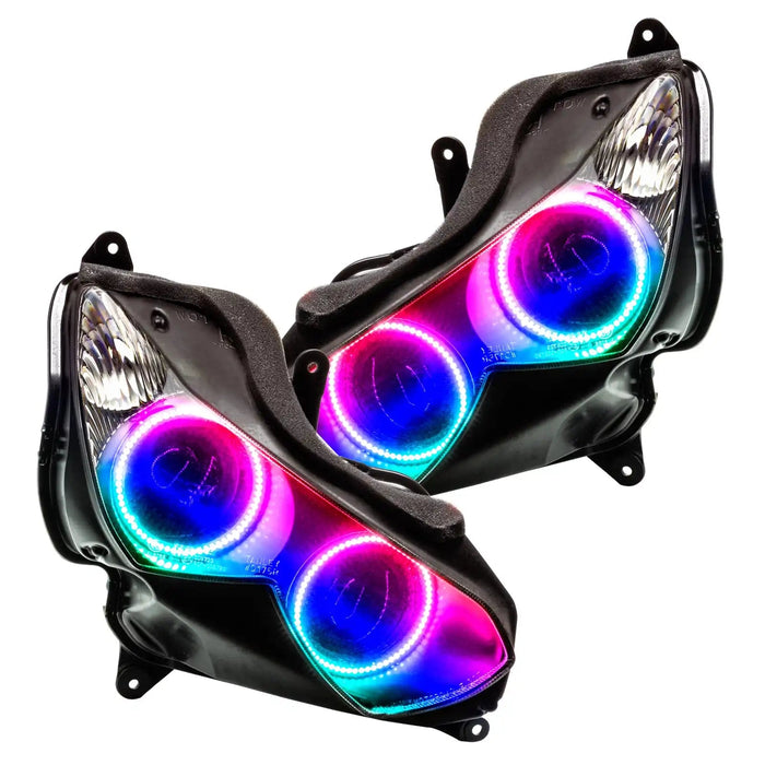 ORACLE Lighting 2007-2015 Kawasaki ZX-14R LED Headlight Halo Kit ORACLE Lighting 2007-2015 Kawasaki ZX-14R LED Headlight Halo Kit