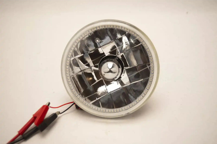 Universal 5.75" Sealed Beam Headlight LED Halo Purple U/V H5006/PAR46