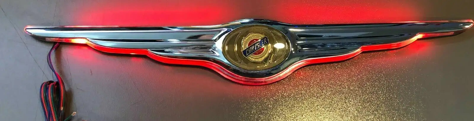 Oracle Gen I Chrysler Illuminated LED Colorshift Rear Wing Emblem - 3002-333 - CLEARANCE