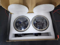 USED 2007-2018 JEEP WRANGLER JK SWITCHBACK LED HALO HEADLIGHTS- 5769-123