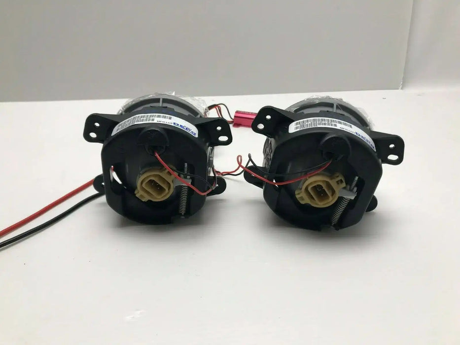 2011-2014 Dodge Charger / 2010-2015 Jeep Wrangler JK White LED Halo Fog Lights