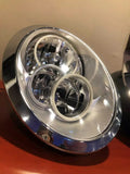 USED 2005-2008 Mini Cooper HEADLIGHTS WITH WHITE PLASMA HALOS 7103-051 | ORACLE Outlet | GRADE C