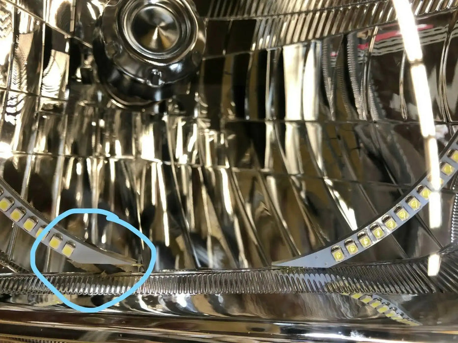 ORACLE 2012-2015 Toyota Tacoma Pre-Assembled Headlights - White LED Halos | ORACLE Outlet | GRADE B