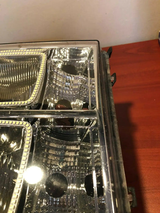 ORACLE 2007-2013 GMC Sierra Headlight Set - White LED Halos | ORACLE Outlet | GRADE B