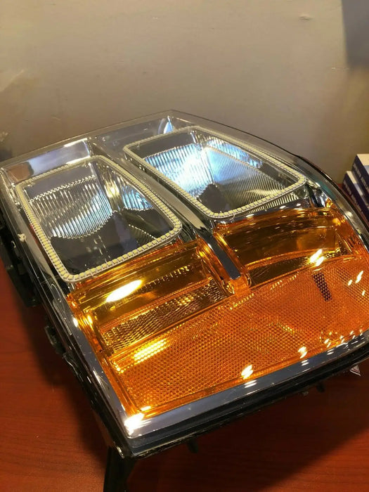 ORACLE 2007-2013 GMC Sierra Headlight Set - White LED Halos | ORACLE Outlet | GRADE B