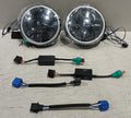 7" High Powered LED Headlights Black Bezel ColorSHIFT 2.0 | ORACLE Outlet | GRADE A