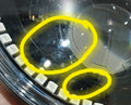 7" High Powered LED Headlights - Black Bezel - ColorSHIFT NA | ORACLE Outlet | GRADE B