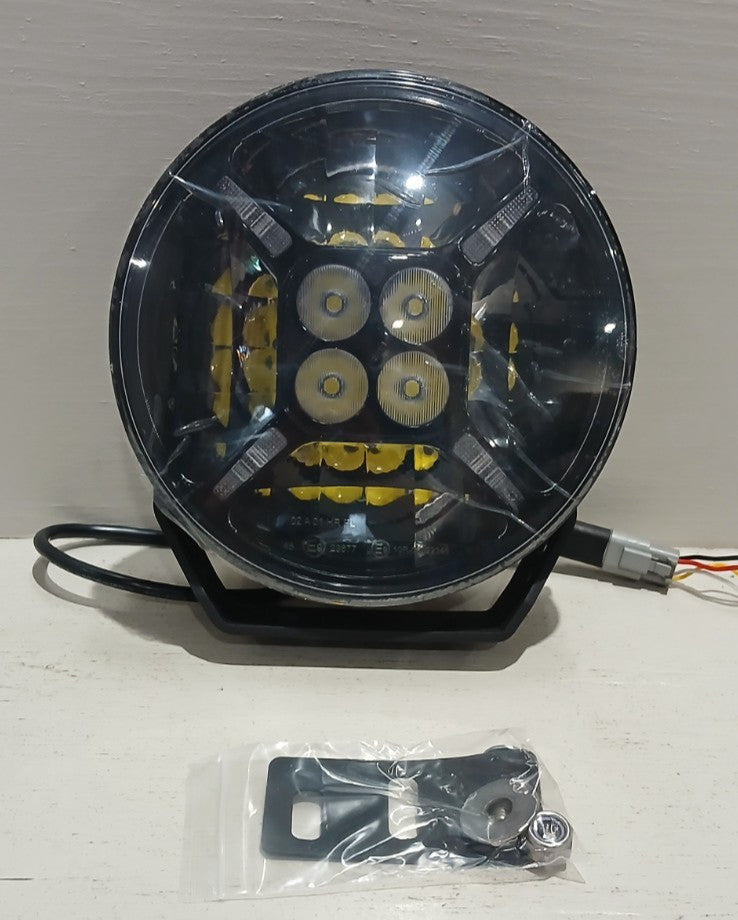 7" Multifunction 60W LED Spotlight Round Post Mount | ORACLE Outlet | GRADE A