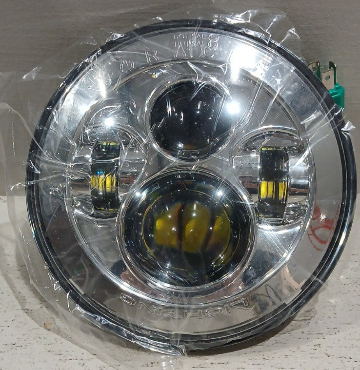 Off-Road 7" High Powered LED Headlights - Chrome Bezel | ORACLE Outlet | GRADE B